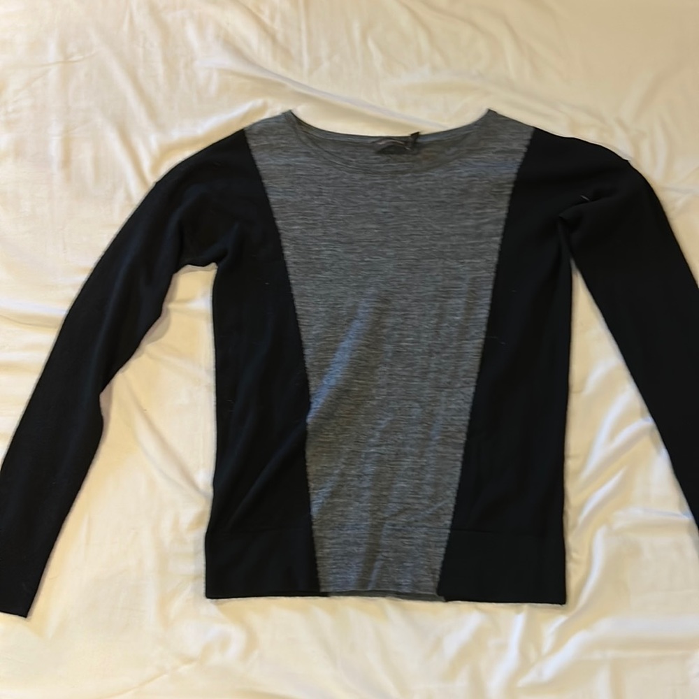 The Limited Black and Grey Sweater